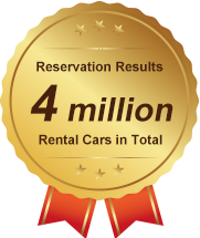 Car rental reservation results 4 million rental cars in total