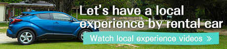 Let's have a local experience by rental car