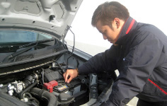 Regular inspection and maintenance at the certified NISSAN Service Center.