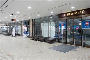 1. There is a rental car counter in front of Arrival Gate 1 and 2.