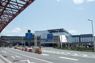 新千歳空港の外観写真