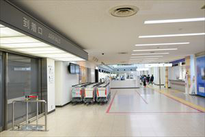 1. Go to the Information Counter in front of the International Terminal Arrival Gate.