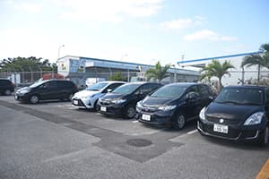 6. [ORIX Rent a Car Miyakojima Airport Counter] Rental cars can be departed from this parking lot.