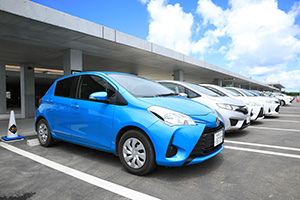 6. [For domestic flights] Depart from the parking lot of each rental car company.