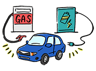 Wide car types including hybrid vehicle and minor