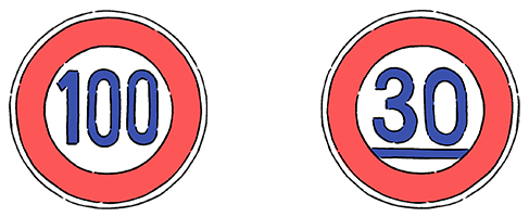 maximum speed and minimum speed
