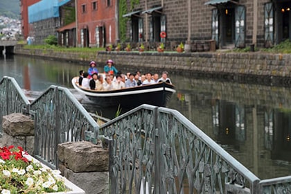 小樽運河のボートクルージング