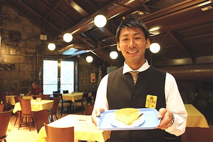 The Sun蔵人2階のイートインコーナー