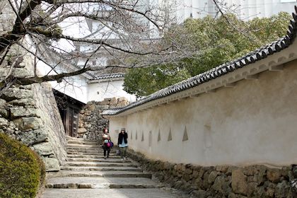 姫路城内の散策路