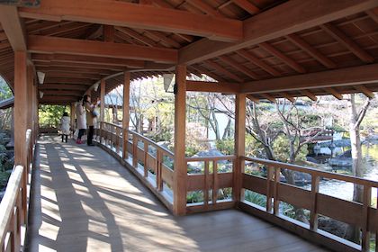 優雅な渡り廊下