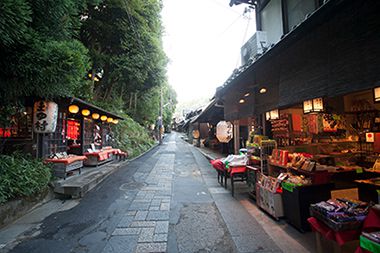鳥居本の街並み