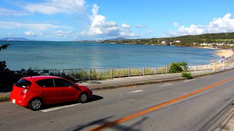 潮風と異文化を感じるドライブ～西海岸の風を浴びながら、琉球や外国の文化に触れる～