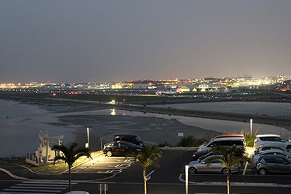 瀬長島ホテルの夜景